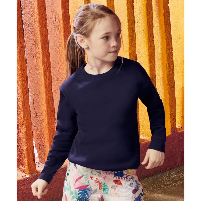 Kids premium set-in sweatshirt - Heather Grey 3/4 Years